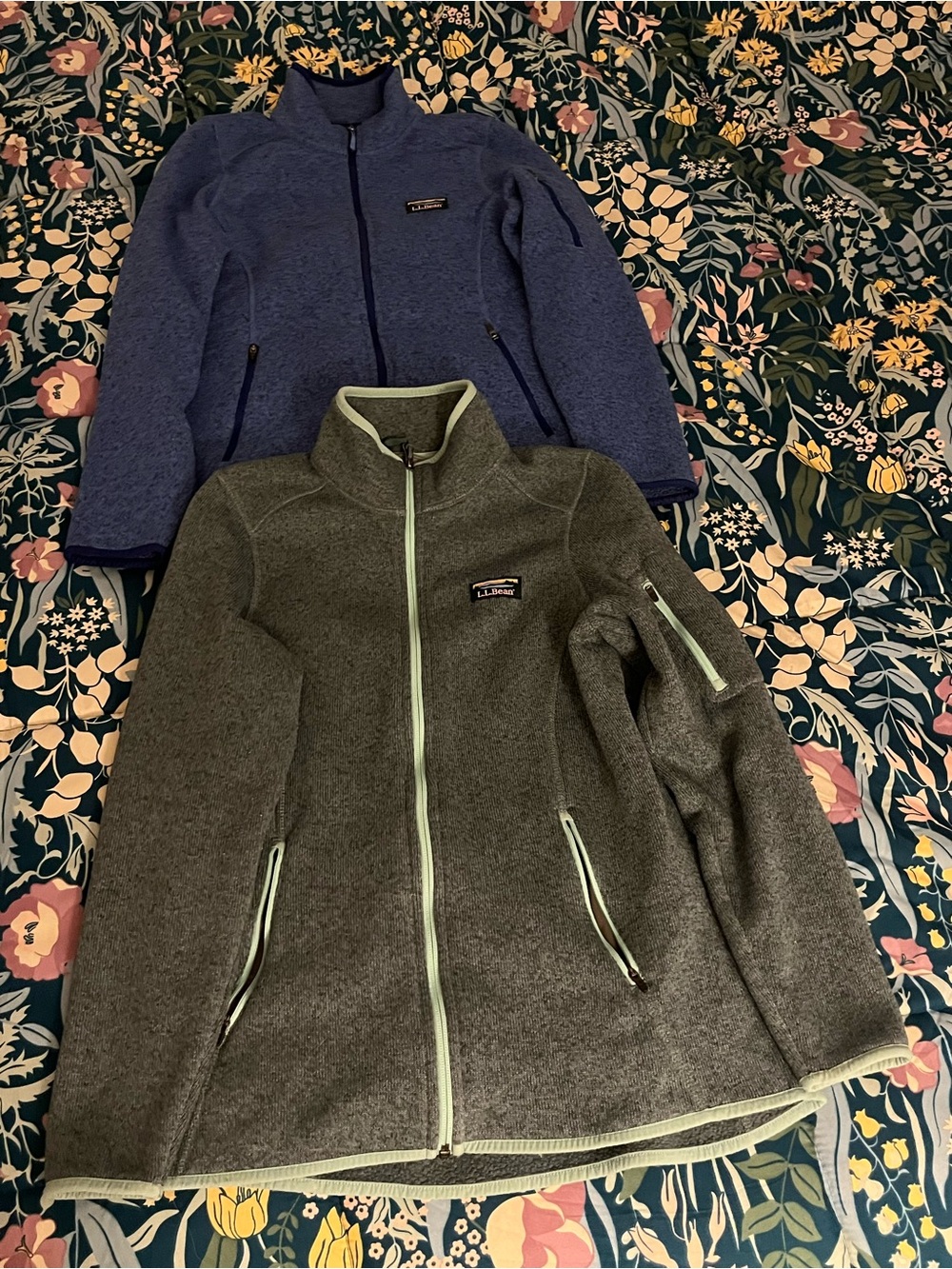 L.L. Bean Women’s Full-Zip Fleece Jacket Bundle Size Medium